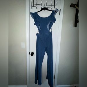 Bell bottom jumpsuit